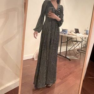 Slivers shinny dress formal dress prom dress disco dress